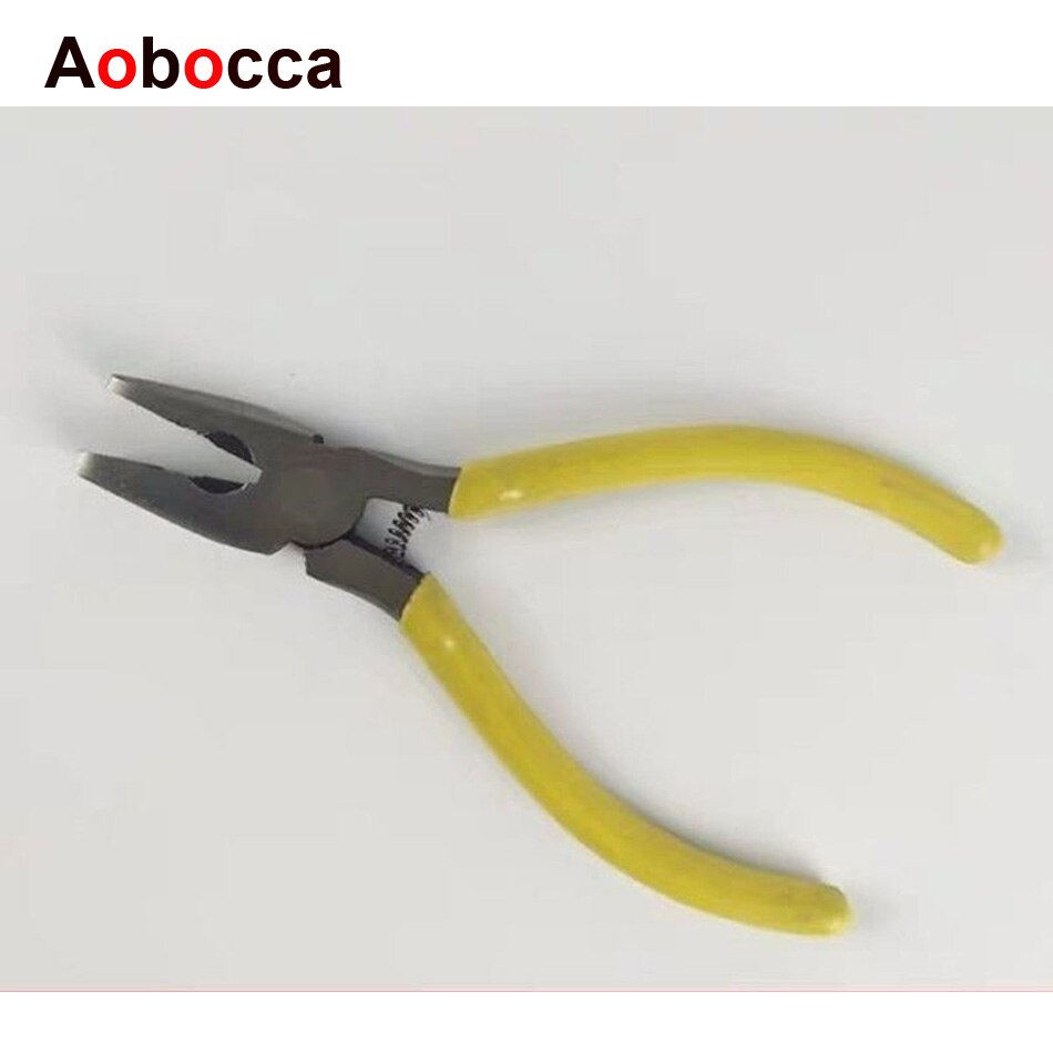 Aobocca Traceless Hair Splicing 용 특수 펜치 뾰족한 입으로 작은 펜치 편리하고 컴팩트 한 나노 헤어 분리